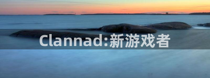 新城平台登录入口官网：Clannad:新游戏者